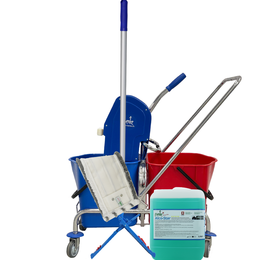 Double Bucket Cleaning Set – Pockets/Flaps Double Bucket Cleaning Set – Pockets/Flaps