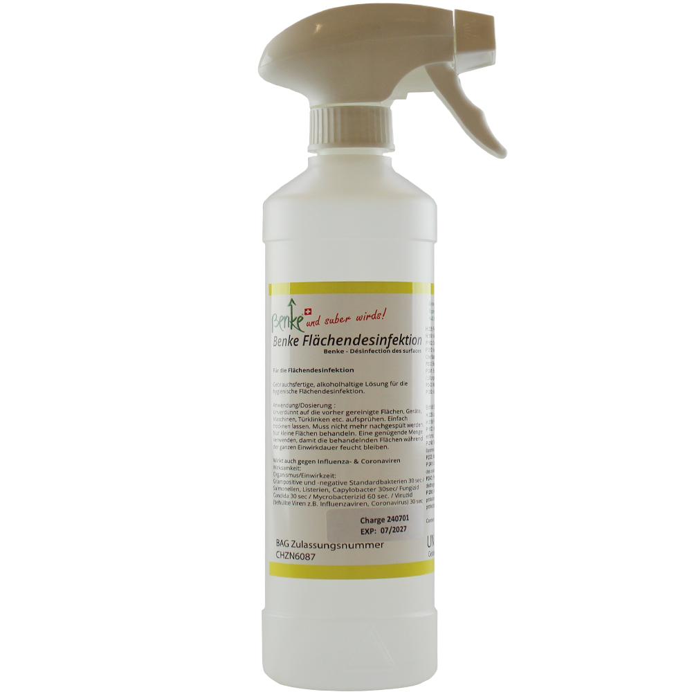 Désinfectant pour surfaces - 500 ml avec pulvérisateur