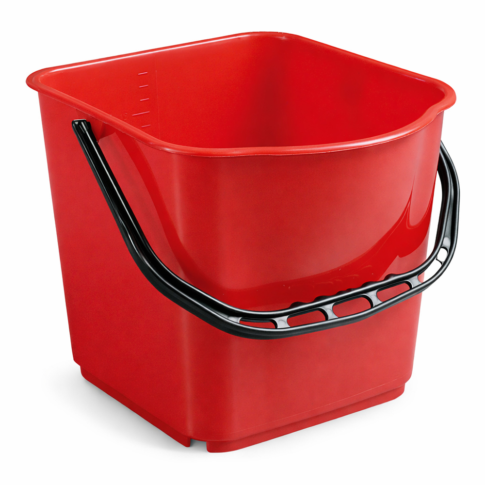 Secchi in plastica 17 Litri - rosso