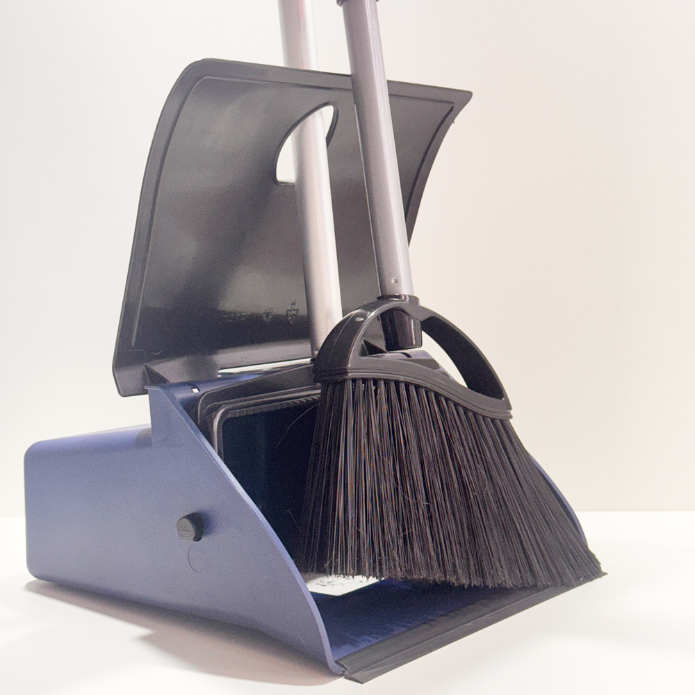 Dustpan with hand broom