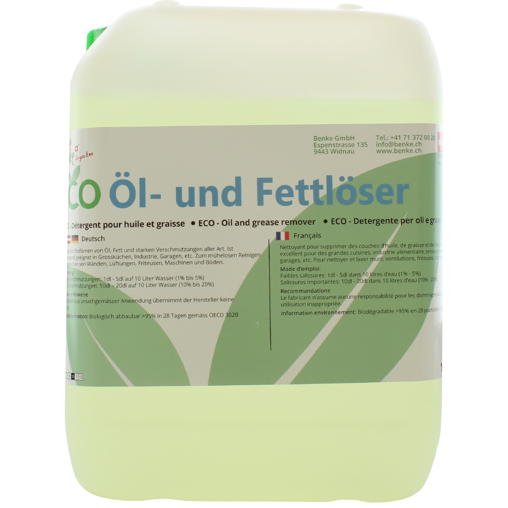 ECO Detergente per oli e grassi - 5 Litri