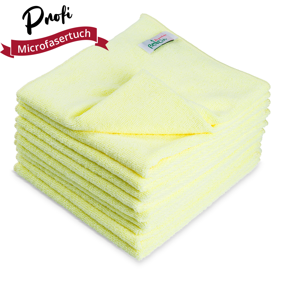 Microfiber cloth PROFI - yellow