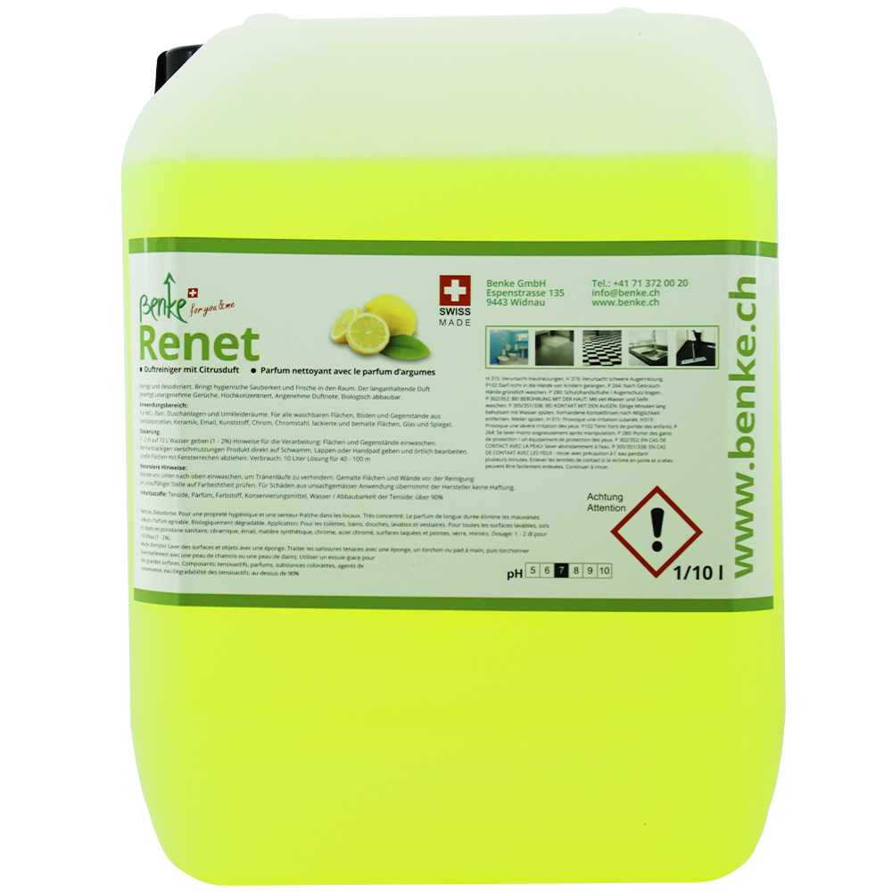 Detergente profumato Renet Citro - 10 Litri