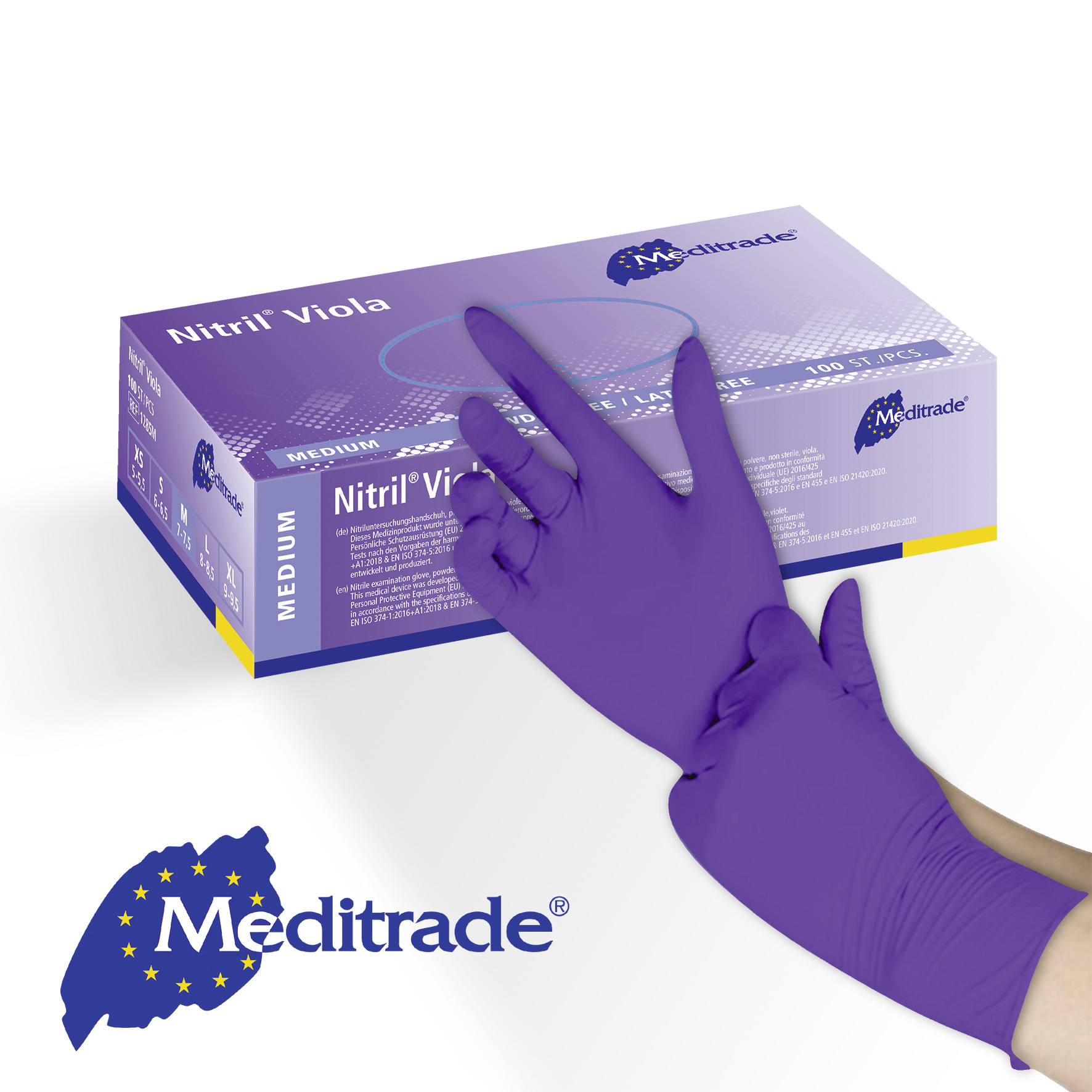 Nitrile gloves purple Nitrile gloves purple
