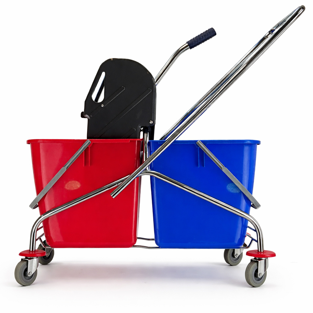 Double Mop Bucket with Wringer