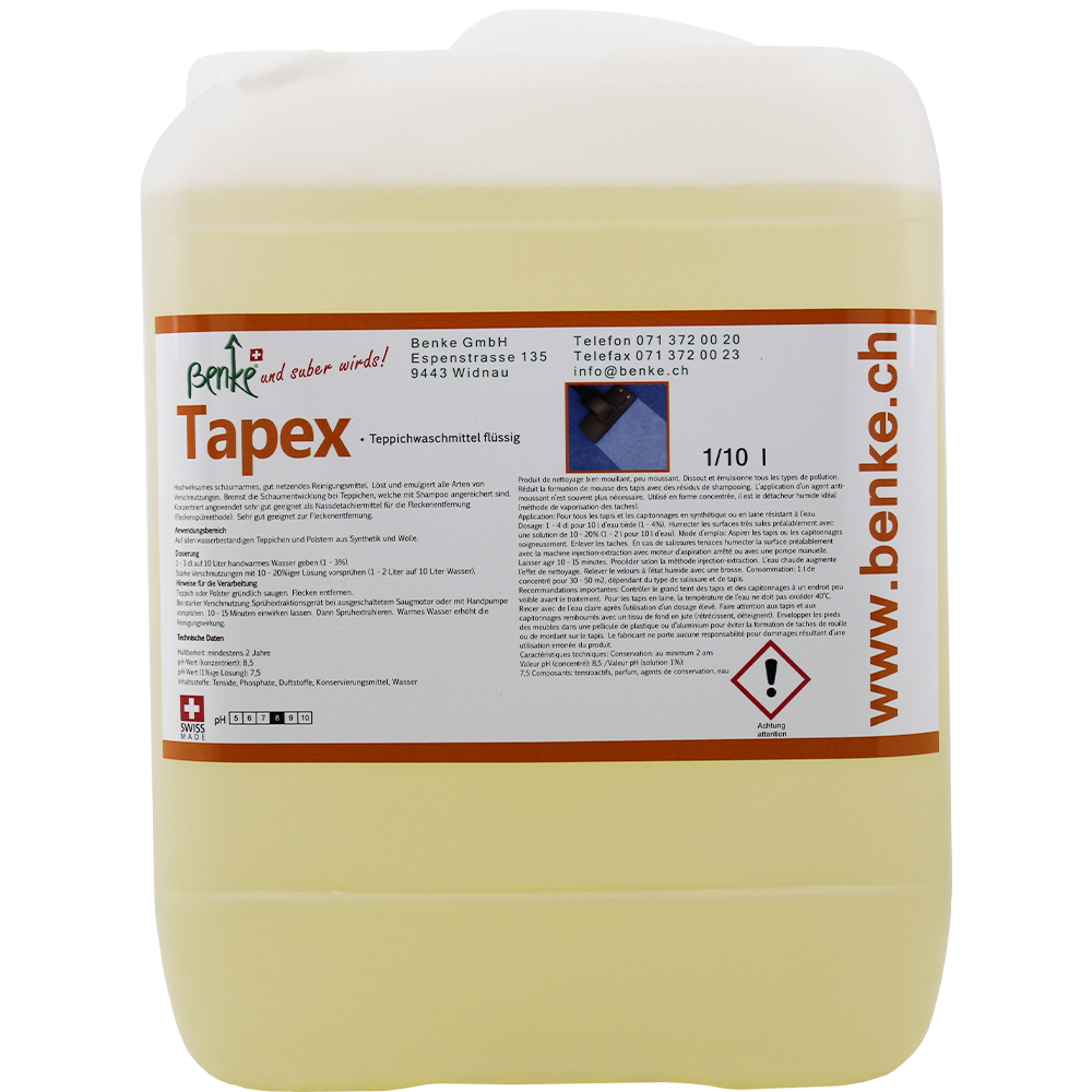 Teppichwaschmittel TAPEX - 10 Liter