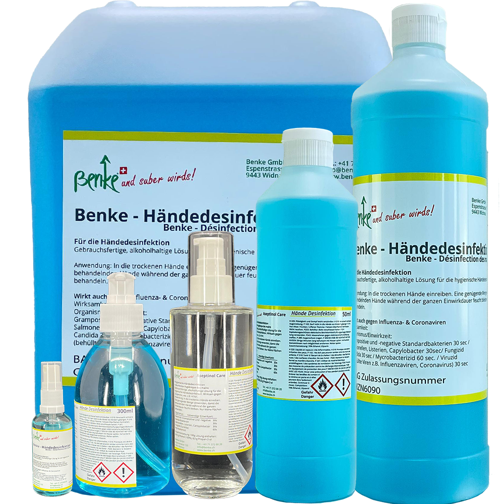 Désinfectant pour les mains