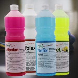 Reinigungsmittel, Steinimprägnierung und Desinfektion