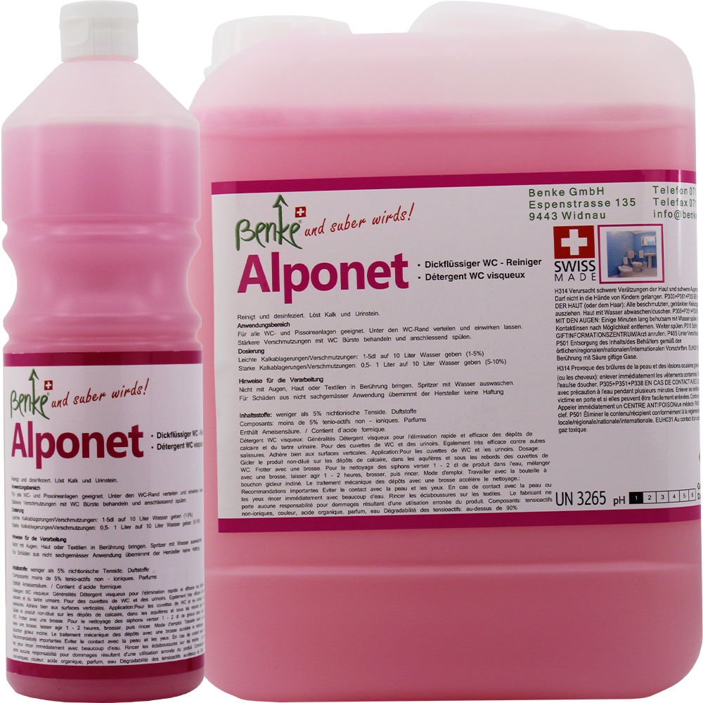 Nettoyant WC Alponet - nettoie et désinfecte