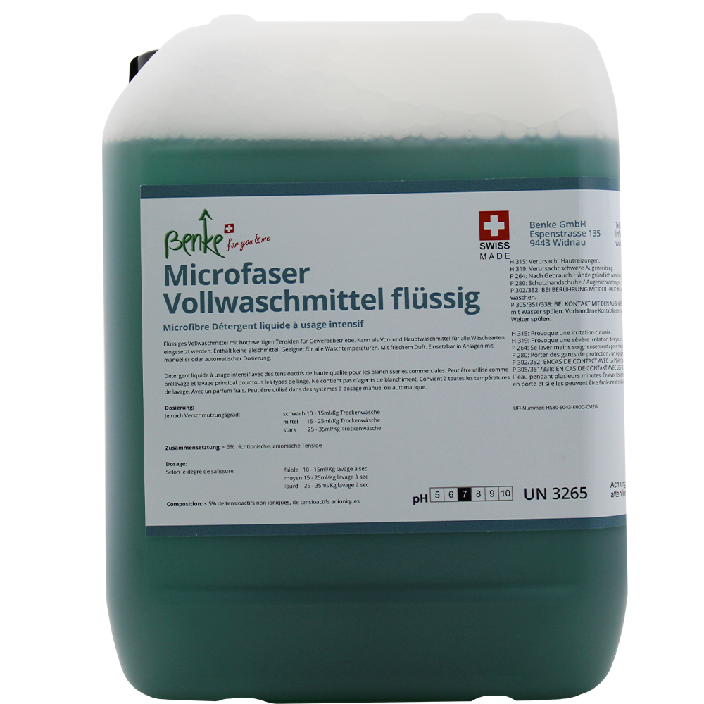Vollwaschmittel Profi für Microfaser - 5 Liter