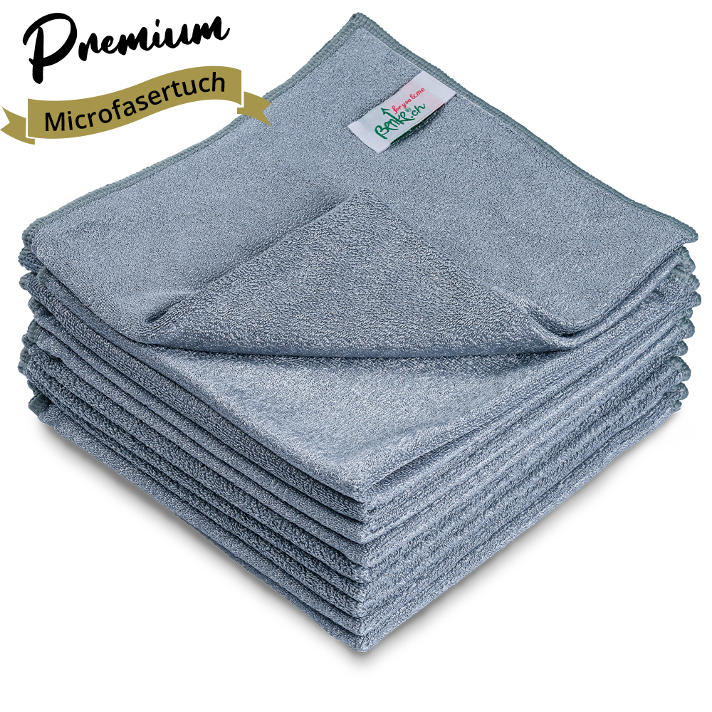 Microfasertuch PREMIUM - grau