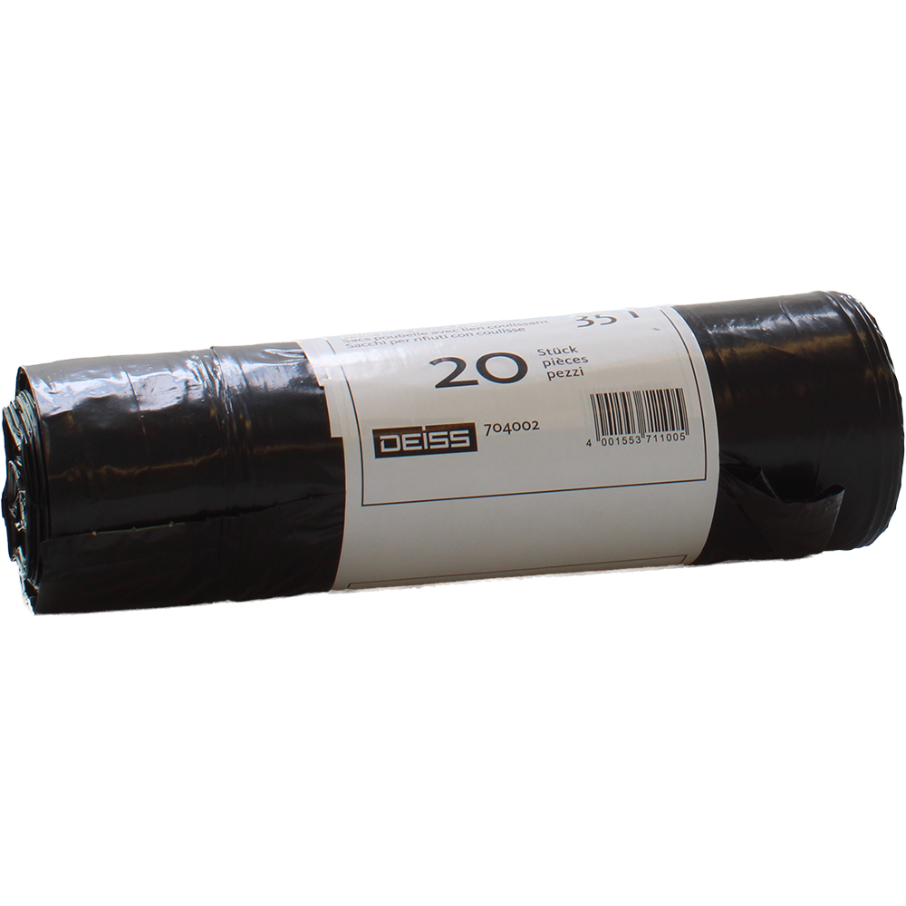 Abfallsack mit Zugband - 35 Liter