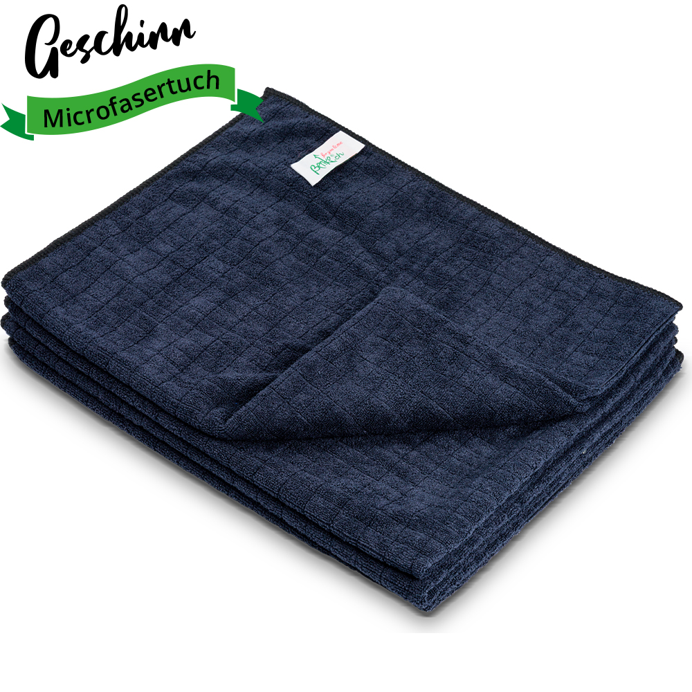 Panno in microfibra per stoviglie - nero