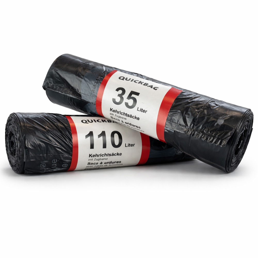 Sacs à déchets avec lien de serrage